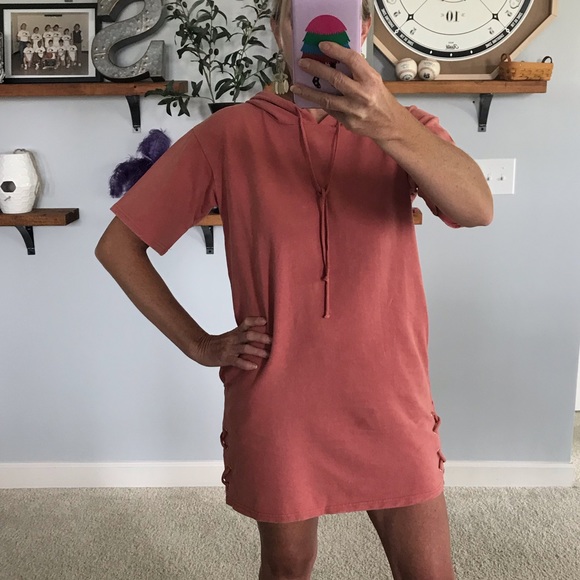 Tops - 1 SM 1 MED Hooded Tunic Dress